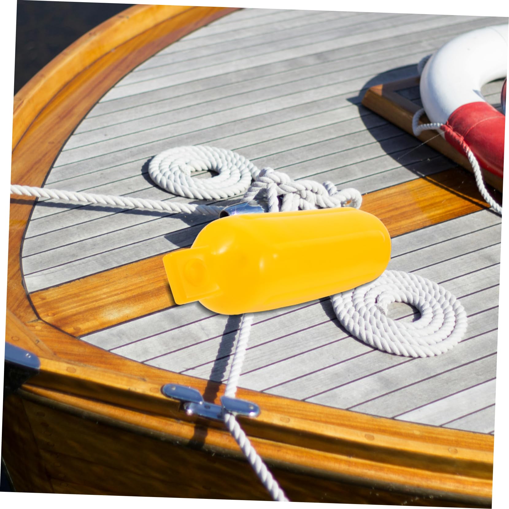 Paraurti Gonfiabile per Yacht in PVC Giallo, Leggero