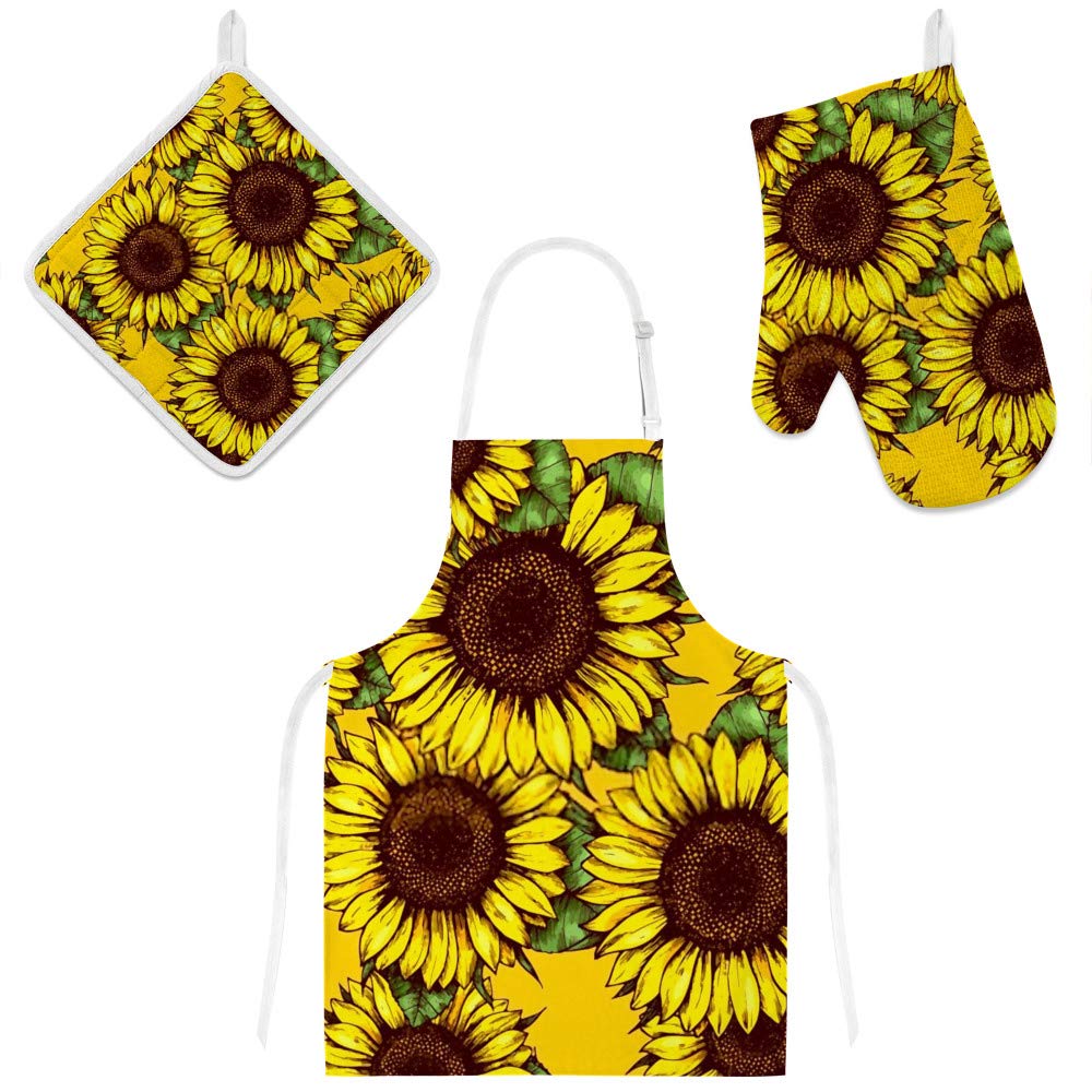 Tablier de cuisine imperméable et lavable taille unique lot de 3