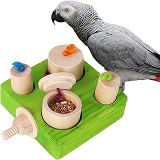 YOOSO WING Birdie Puzzle Feeder - Interactive Foraging Toy for Parrots