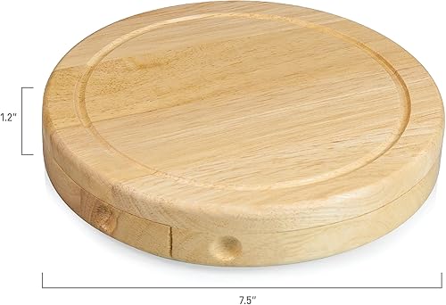 Miniatura 10 de Toscana - A Picnic Time Brand Brie Tabla de cortar y herramientas Juego de tablas de queso, tamaño único, madera de caucho