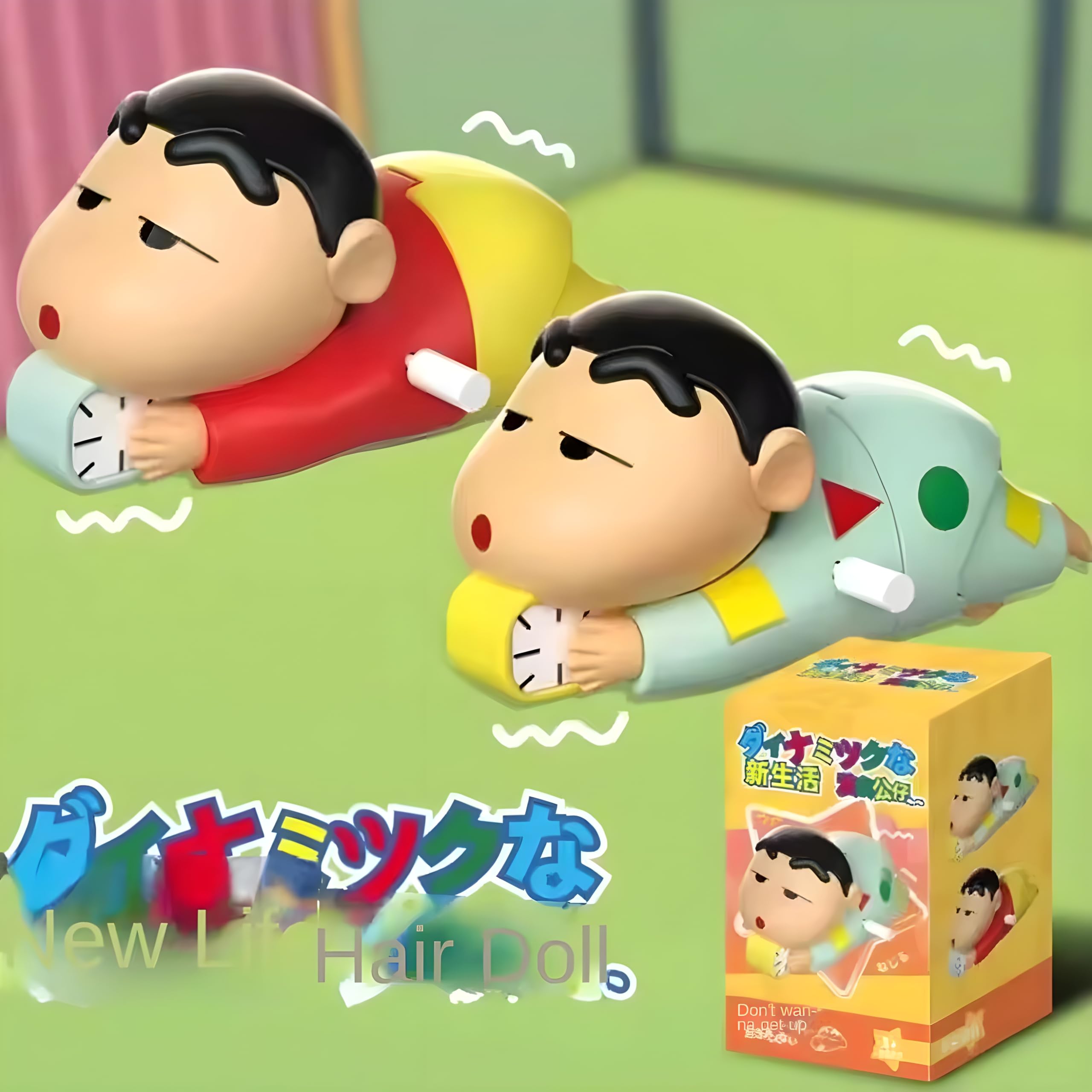 TOYDRIVE Shinchan Anime, Action Figure Anime,Sleeping Poseable Doll - Car Dashboard & Desk Decoration, Funny Collectible Toy for Fans and Adults (Safe for Ages 6+) (Shinchan) 3