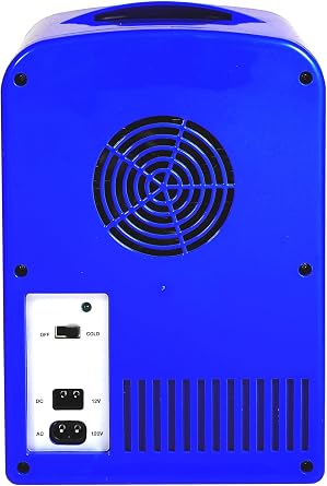 CURTIS Pepsi 6-can Mini Fridge, BLUE, 4 liters