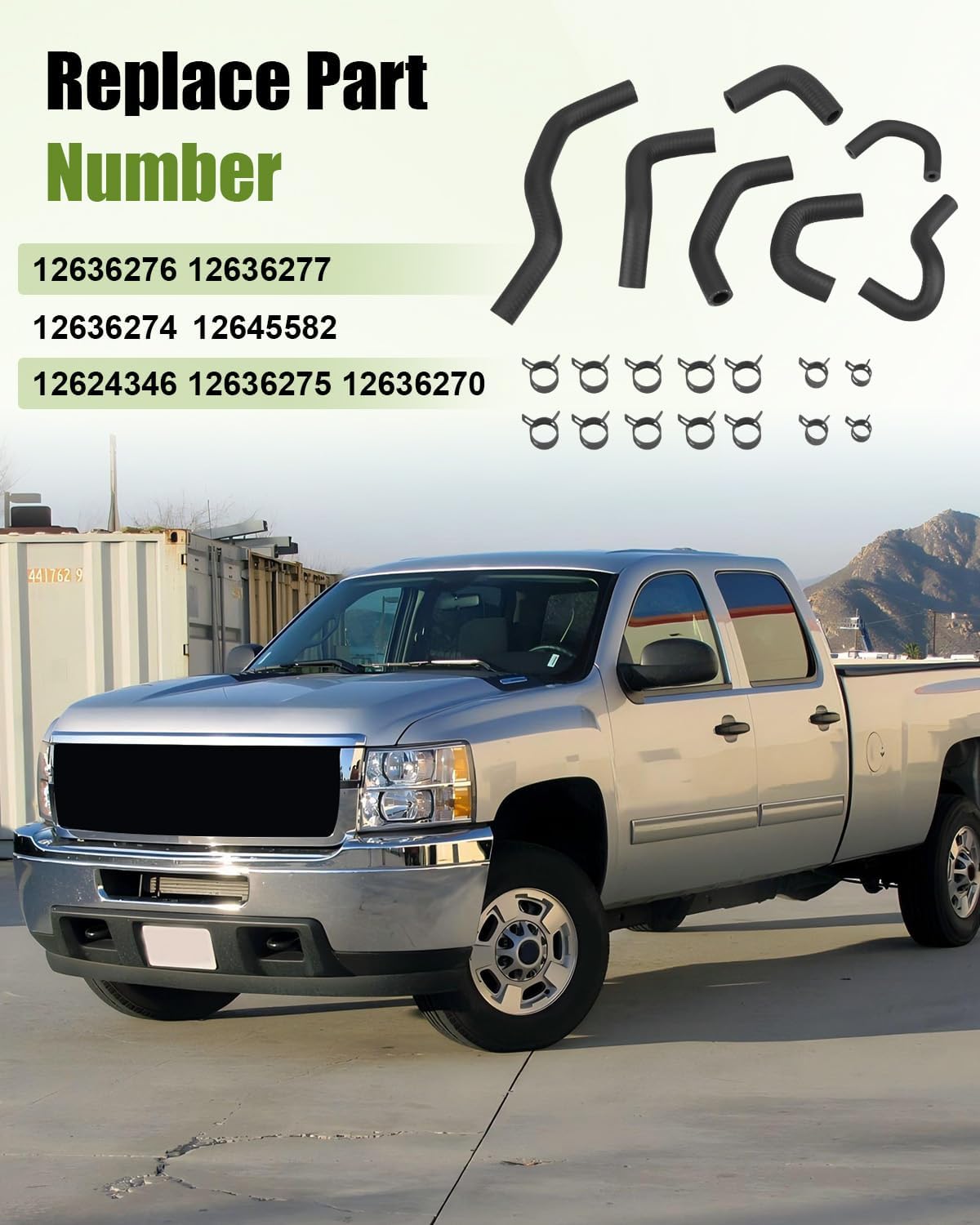 Low Pressure Fuel Line Kit Fit for LML Duramax Diesel Pickups 6.6L 2012-2016 Replace 12645582 12636276