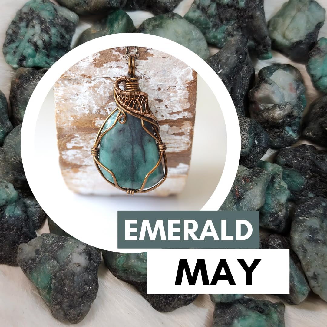 Women's and Men's Birthstone Crystal Necklace Silver Plated-24 Inch Chain - Image 6