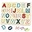 Zeoddler Alphabet Puzzles, ABC Preschool Learning Toys, Wooden Toys for Toddlers, Alphabet Shape Puzzles for Kids, Gift for Girls Boys
