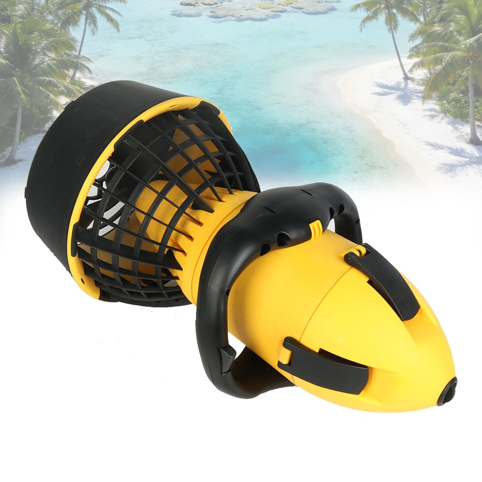 Scooter Submarino, Scooter eléctrico subacuático de 500 W, Hélice subacuática de Doble Velocidad, Compacto y Ligero, Scooter de Buceo, para Adultos, Piscina, Buceo, Esnórquel