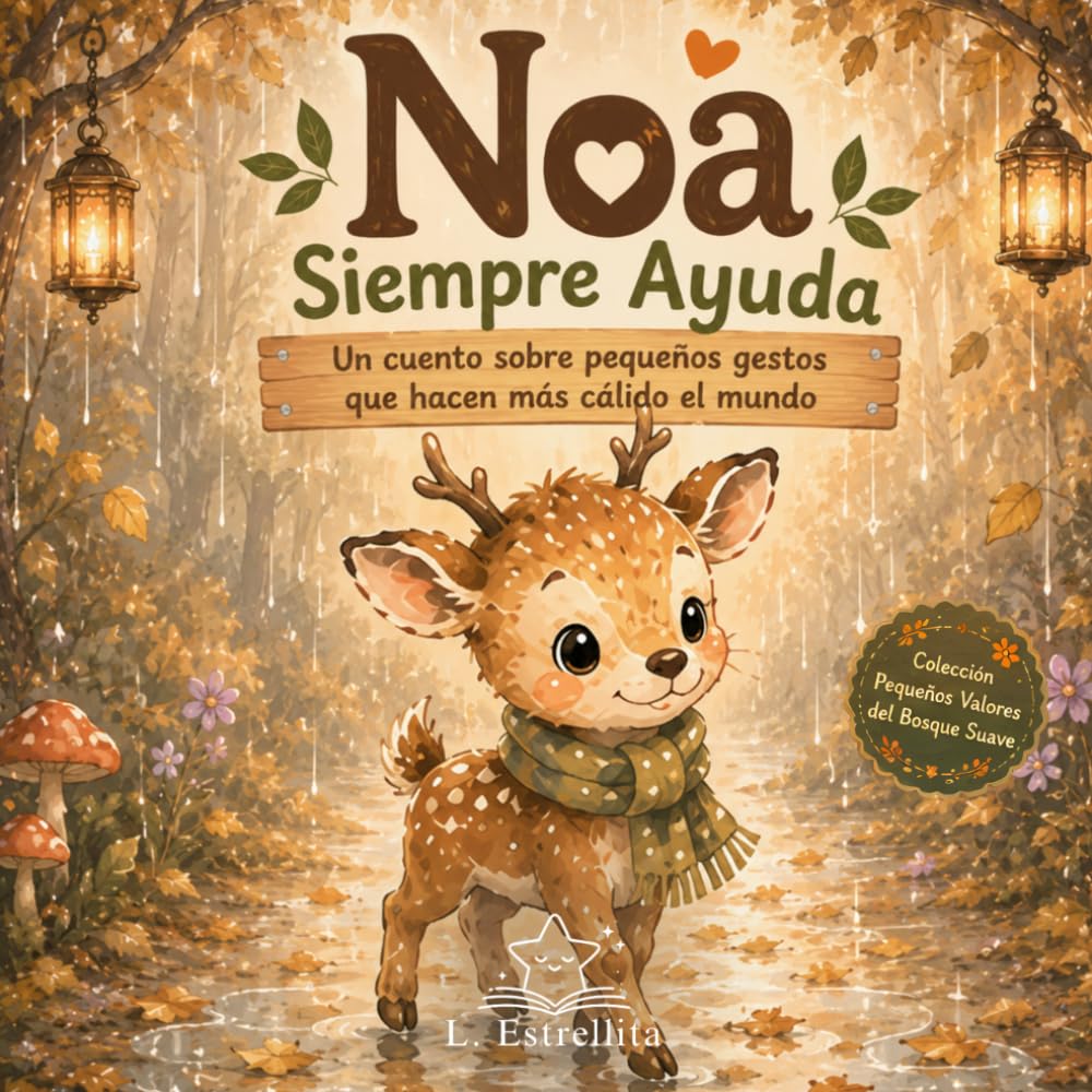 Noa el Ciervo Siempre Ayuda: Un cuento infantil sobre empatía, amabilidad y pequeños gestos para niños de 3 a 6 años (Pequeños Valores del Bosque Suave)