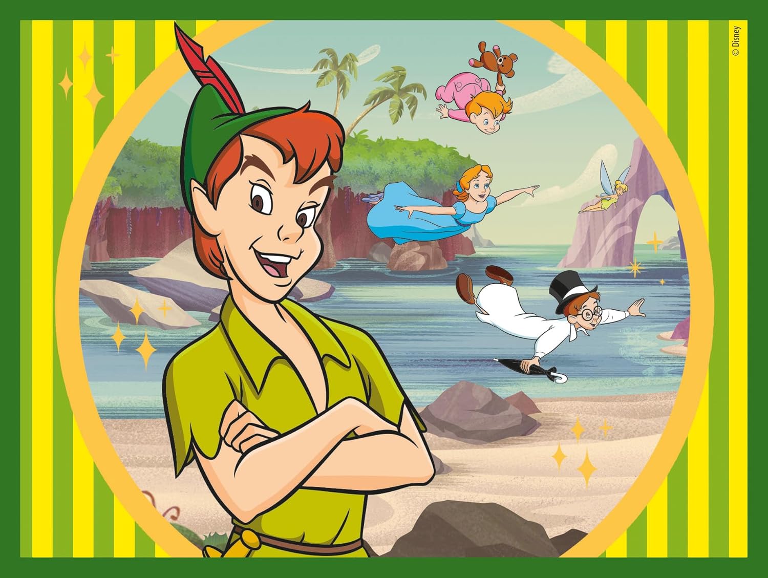 Clementoni - Disney Classics Classics 12 Pieces Children 3 Years, Cartoons, Cubes, Puzzles, Made in Italy, Multicoloured, 41196