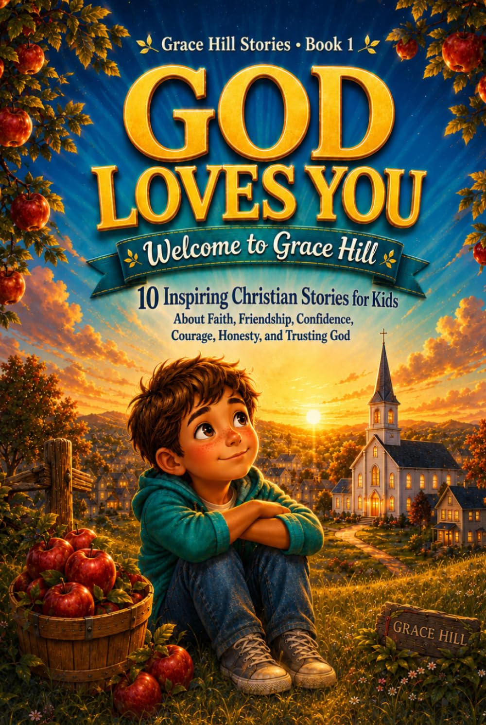 God Loves You: Welcome to Grace Hill: 10 Inspiring Christian Stories for Kids About Faith, Friendship, Confidence, Courage, Honesty, and Trusting God (Grace Hill Stories)