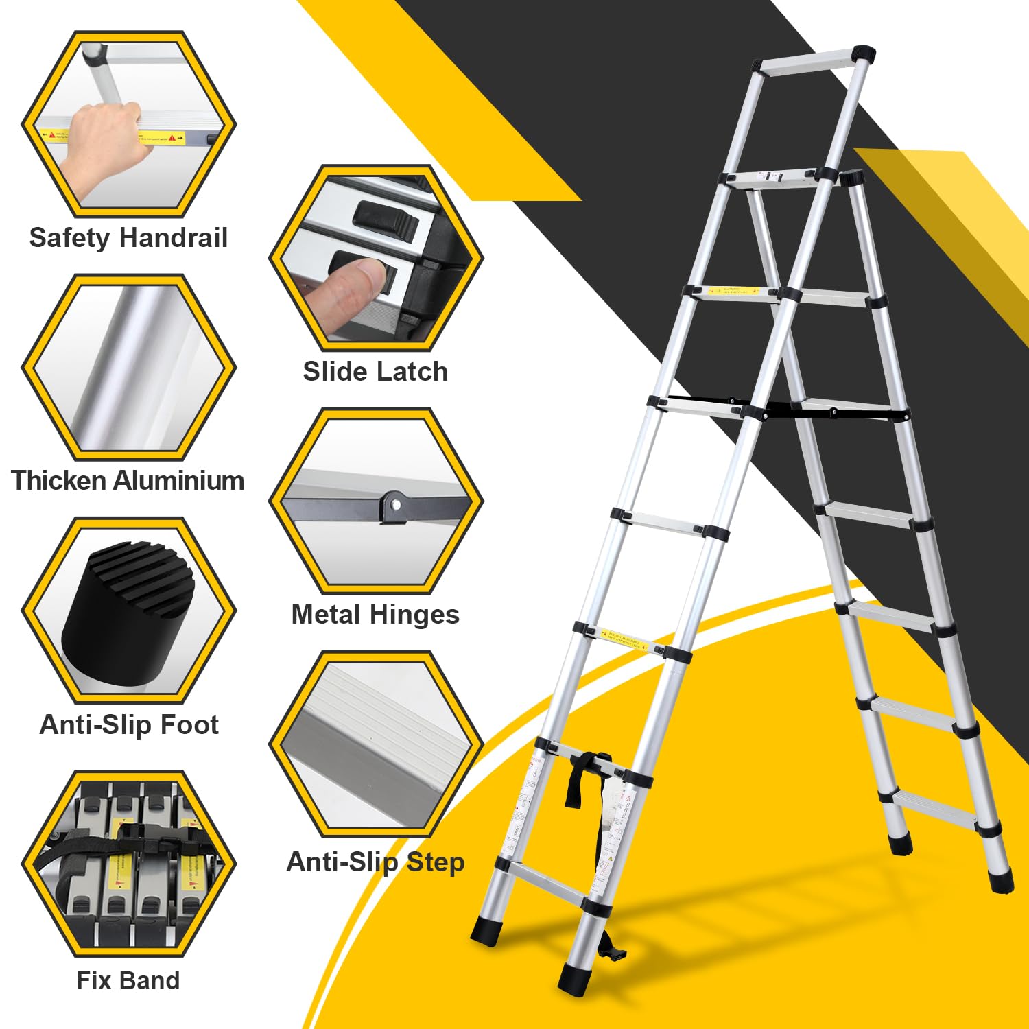 Telescoopladder 1x11 Altrex Smart Up GO