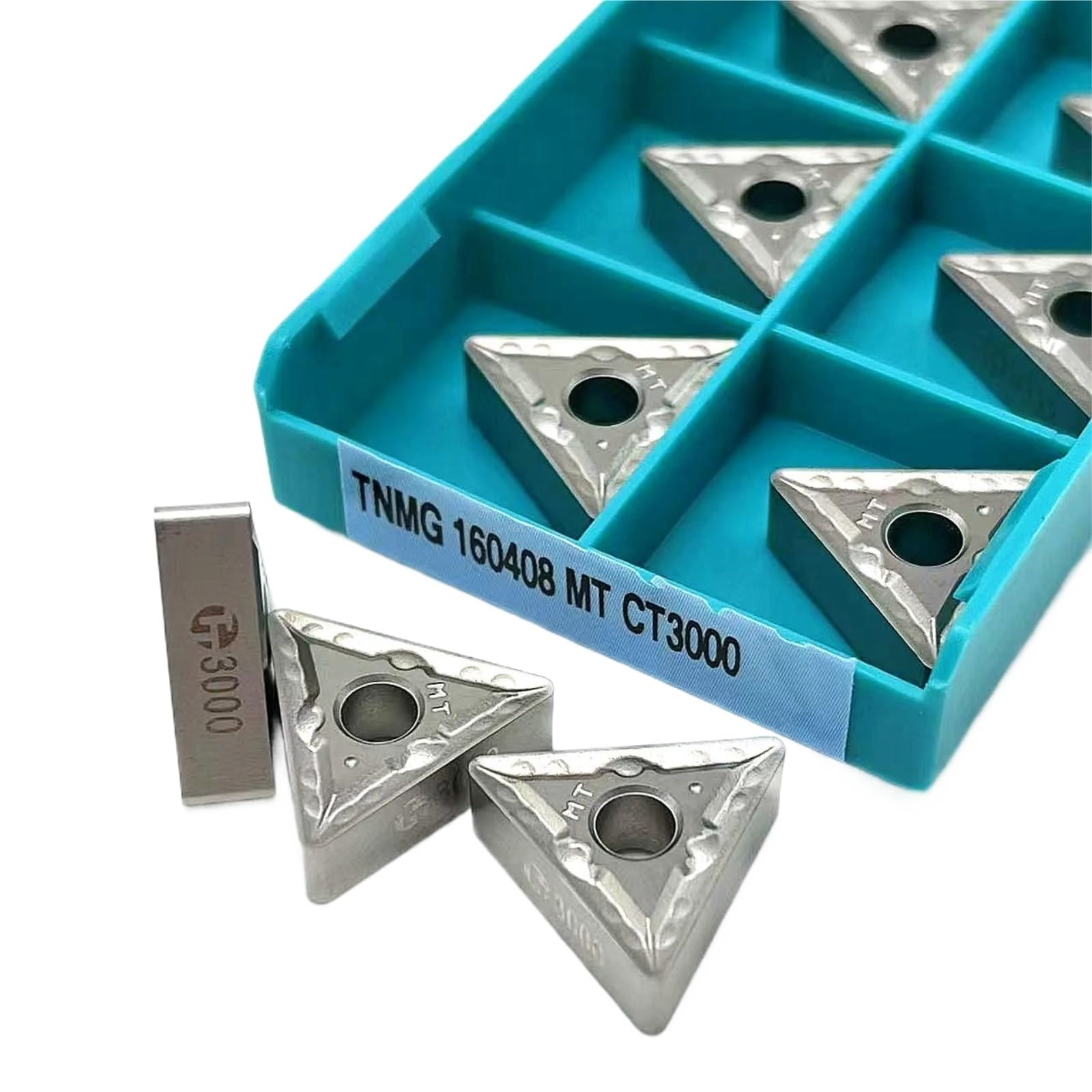 10 sztuk obrabiarek TNMG160404 TNMG160408 MT CT3000 z płytkami węglikowymi tokarka zewnętrzna toczenie cięcie CNC(TNMG160408 MT CT3000)