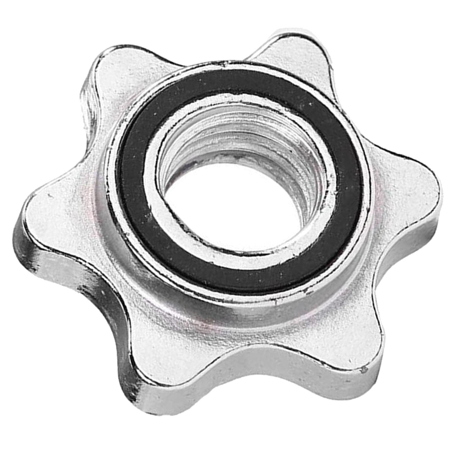 STYLEHEAVEN 1Inch Dumbbell Spin Lock Bar Hex Nut Barbells Fixed Clamps Clips Collar A-image-49