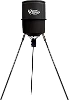 Wildgame Innovations Quick-Set 225 lb Game Feeder with Digital Timer - Easy Tripod Deer Corn Feeder, 30ft Radius, 15-Min Setup