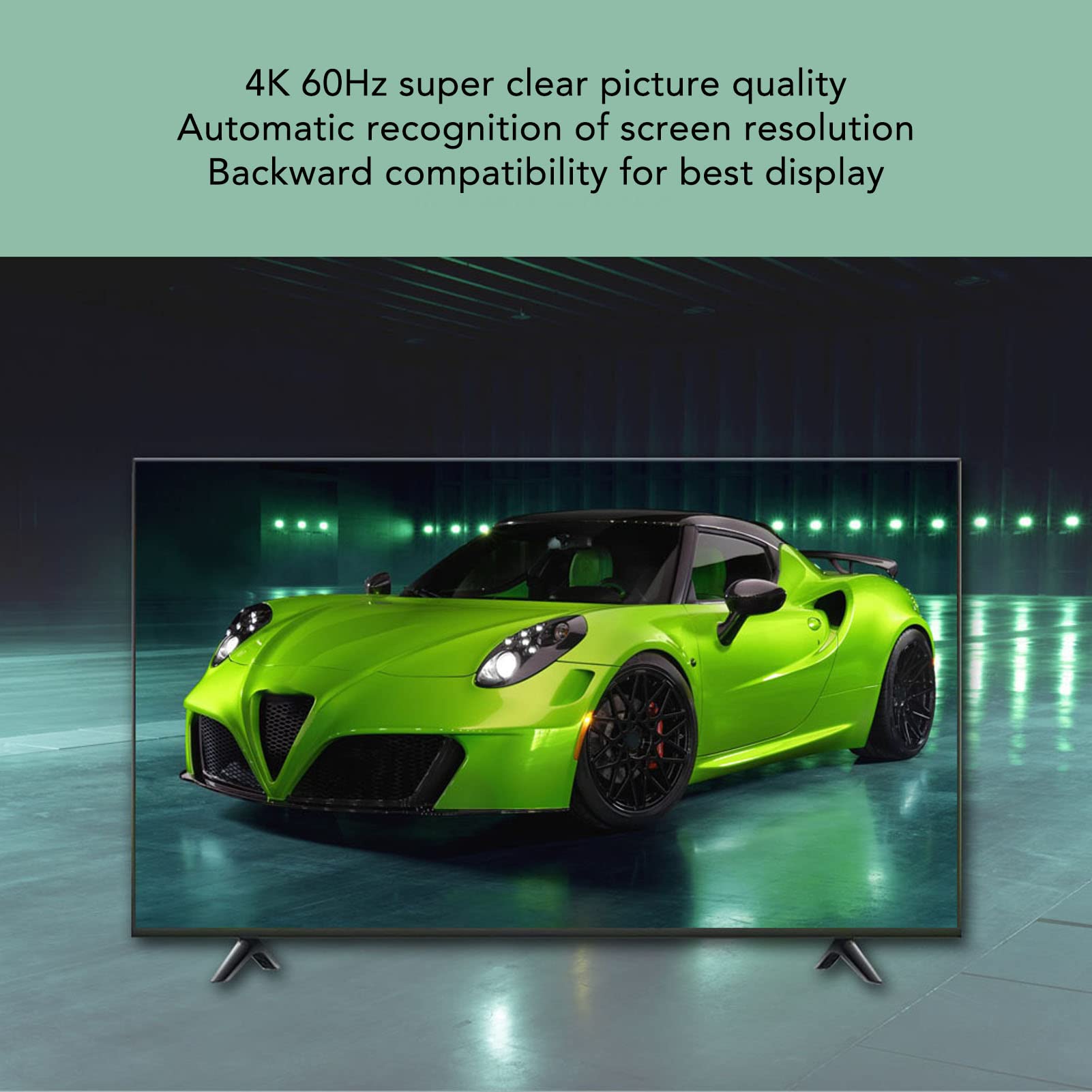Splitter HDMI, Interfaccia Multimediale HD Splitter 2.0, 4K 60Hz Switcher HDMI 1 Ingresso 4 Uscite 18 Gbps HDCP2.2 RGB444 Adattatore Schermo Duplicato a Specchio per PC Portatile (Spina UE)