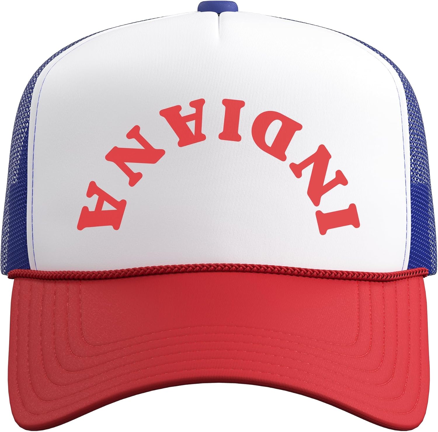 Indiana Sports, Hyped for This Sports Era, Indian Trucker Hat with Adjustable Mesh Back image 2