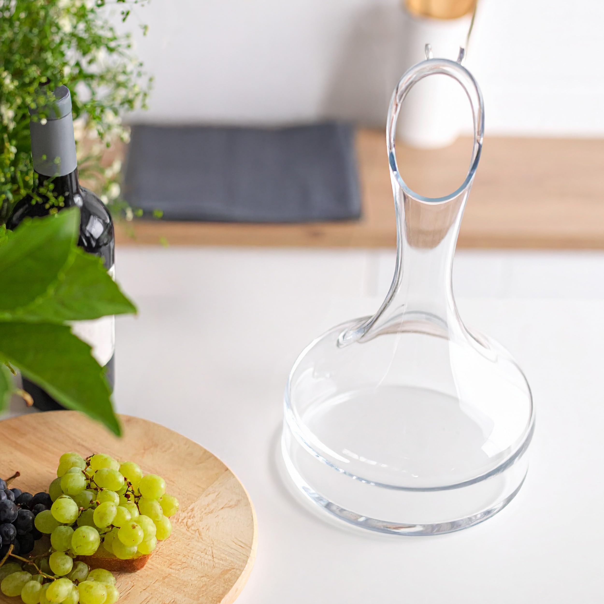 Stölzle Lausitz Décanteur Osorno Vulkanos 750 ml – Carafe élégante pour vin rouge avec développement optimal des arômes – Cristal soufflé bouche – Compatible lave-vaisselle – Cadeau pour amateurs