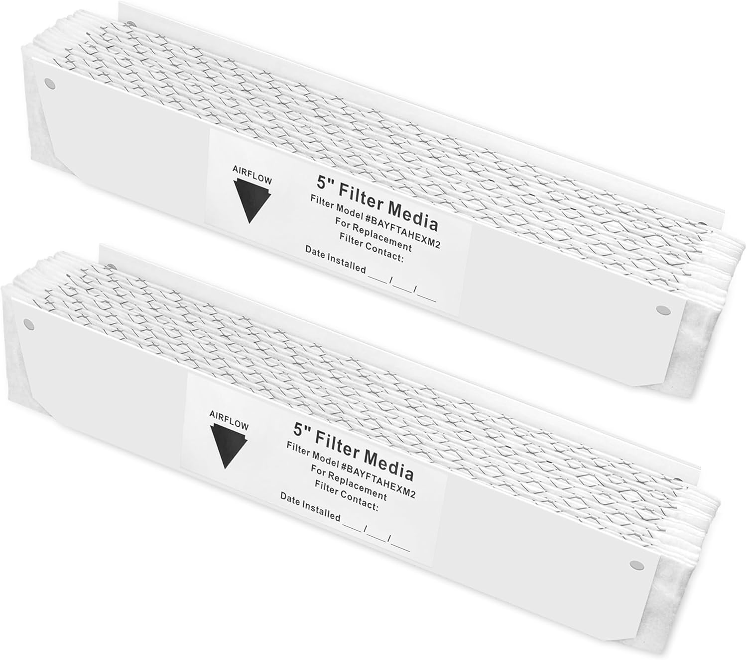 Upgrade BAYFTAHEXM2 Perfectfit 5 Media Filter Compatible with Trane 20"x 25"x 5" Merv 13 BAYFTAHEXM2 Expandable Replacement filters - 2 Packs