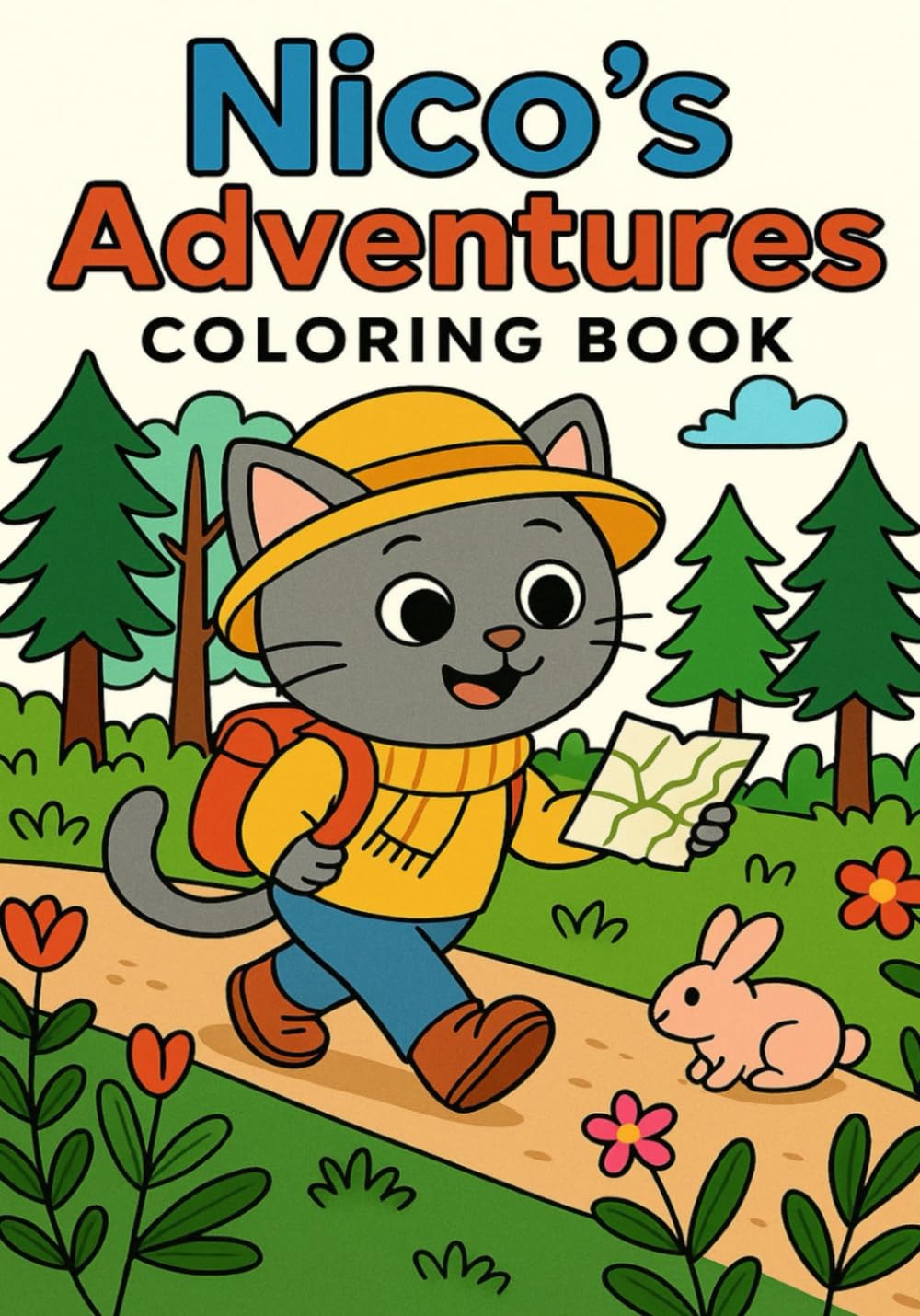 Nico's adventures: coloring book