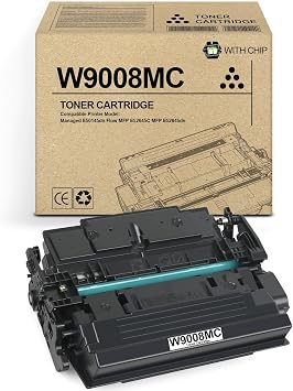 W9008MC W9008 Black Toner Cartridge Replacement for HP W9008MC can be Used for Managed E50145DN MFP E52645DN E52645C Printers23,000 Pages