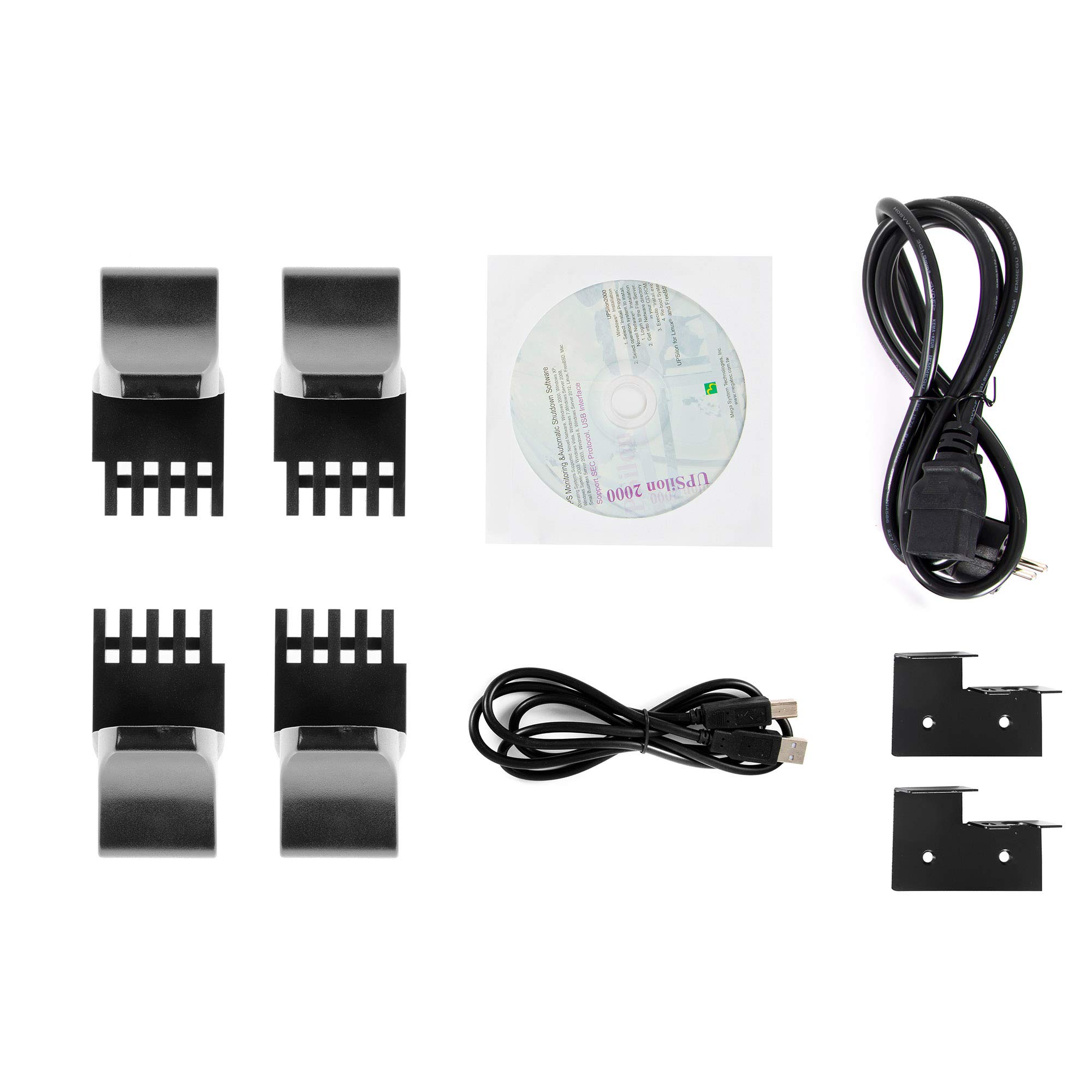 Green Cell Pro SAI UPS Rack Mount Online 2000VA 1800W 230V | 6 Salidas IEC320 C13 10A, USB, RS232, Sistema de Alimentación Ininterrumpida y Protección contra Sobretensiones