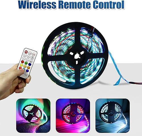 Miniatura 3 de 360 Accesorios para máquina de cabina de fotos, tira de luces LED 5050 de 10.5 pies, con control remoto para TV, monitor, juegos