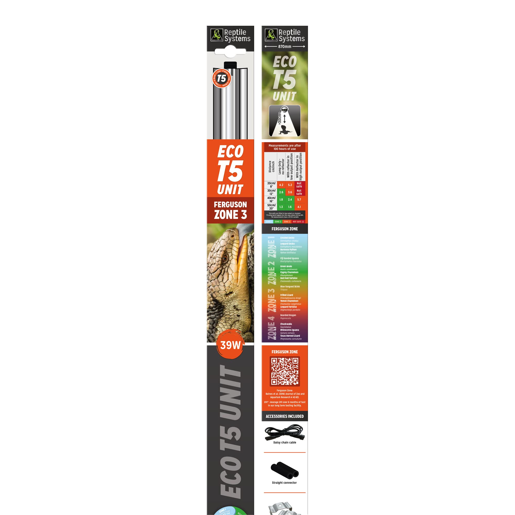 Reptile Systems Reptile Light - Eco T5 Unit Ferguson Zone 3-39 W (870 mm)