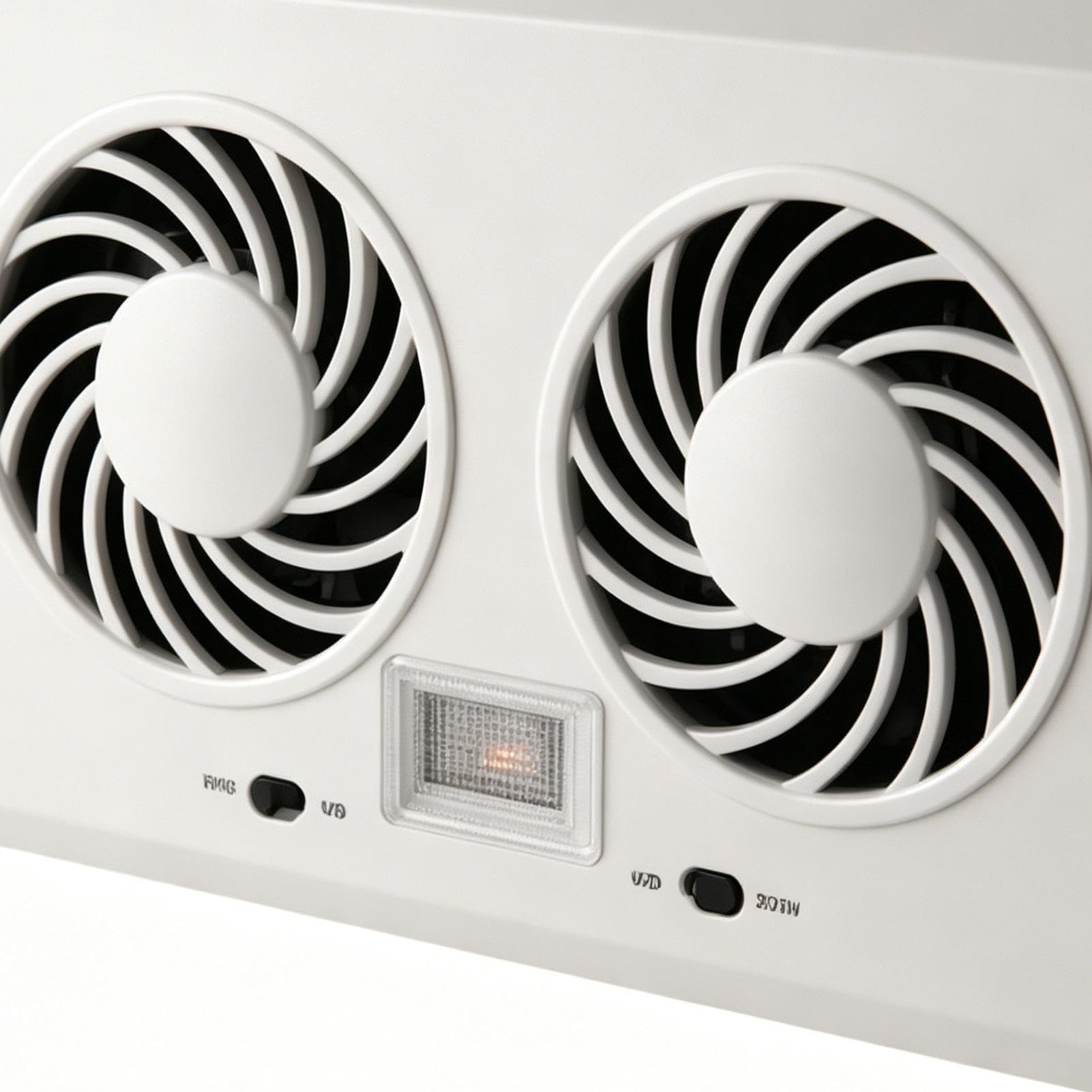 Ventola per finestrino auto – Raffreddamento ad energia solare da 8,07x5,12 pollici, ventilazione a doppia testa, ventole amplificate accessorie di facile installazione | Amplificatore di cir