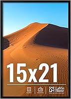 Vista 46 de LaVie Home Marco de fotos de 2 x 3, marco de fotos negro de 2 x 3 con plexiglás HD, marco de visualización de 2 x 3, 1 paquete, colección clásica