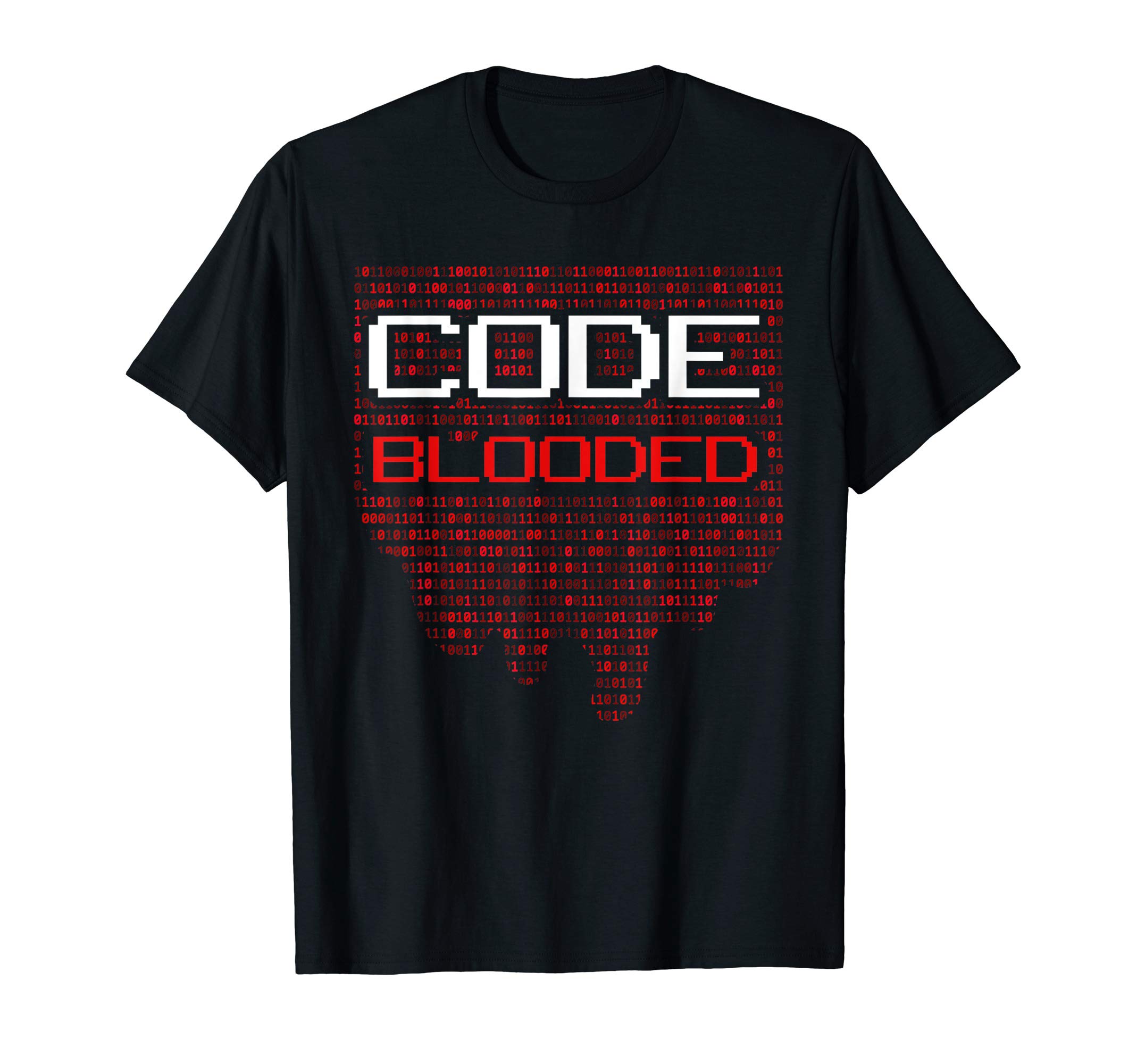 Programming LifestyleCode Blooded Programming Funny Computer Geek Programmer Tee T-Shirt