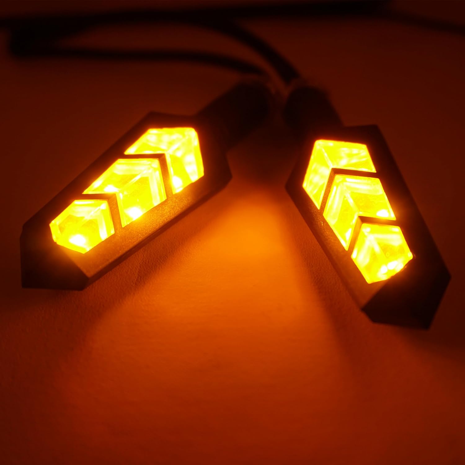 LED Diamond 1 Stück Lang Klarglas Silber Für Vorne Links Und Hinten R