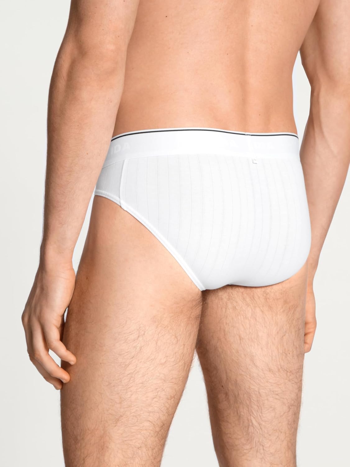 Calida Men's Pure & Style Quick Dry Pima Cotton Brief, 21986, White, M - Image 4