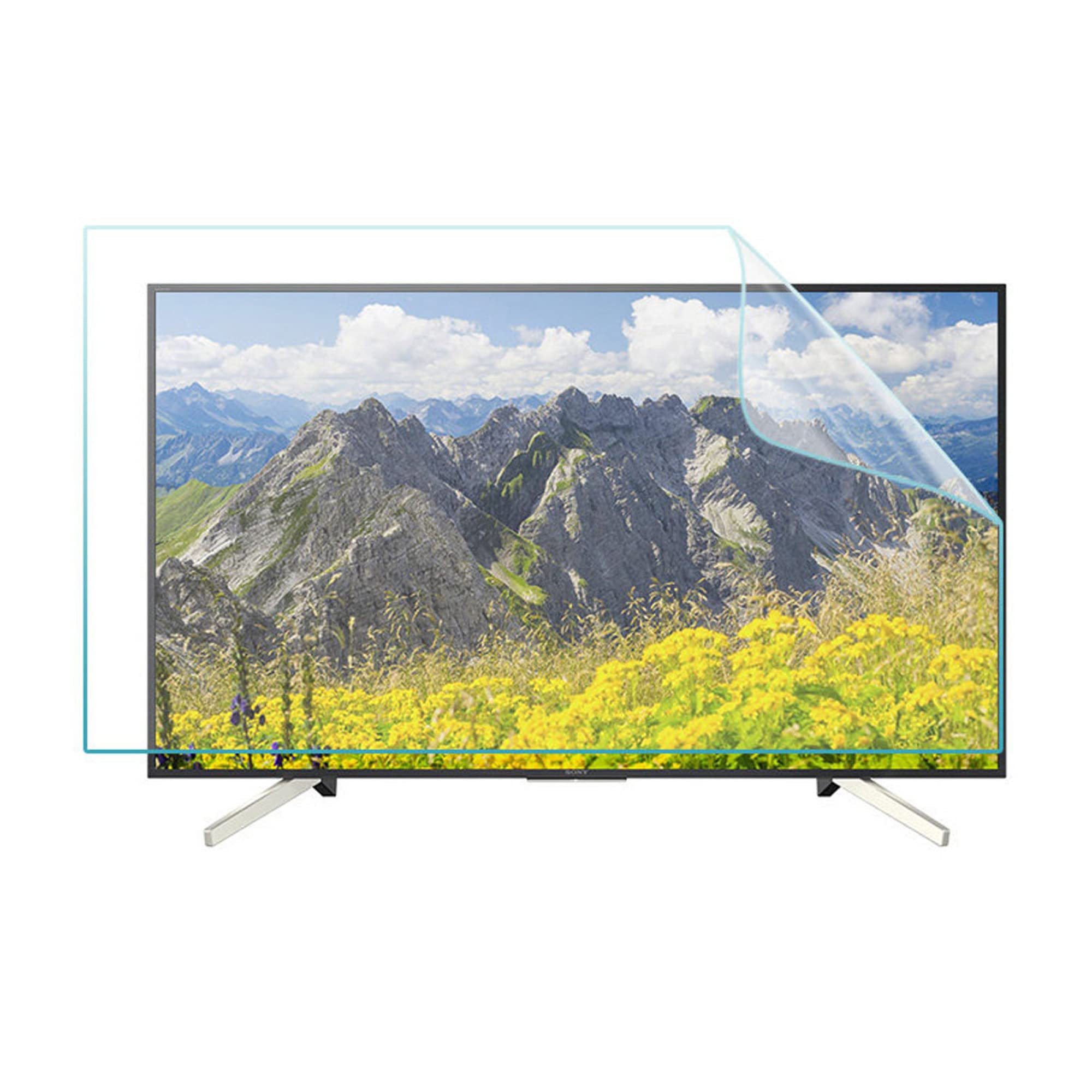 TV Bildschirmschutzfolie - Blaulichtfilter Entlastet Die Augen, Anti-blaulicht/Anti-Glare/Anti UV TV-Folie, Einfache Installation, Keine Blasen, Keine Fingerabdrücke / 55in 1211x682mm