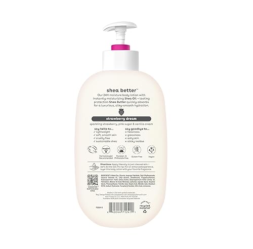 Miniatura 29 de eos Shea Better - Loción corporal para piel sensible, cuidado de la piel con humedad de 48 horas, para piel seca, loción corporal sin fragancia