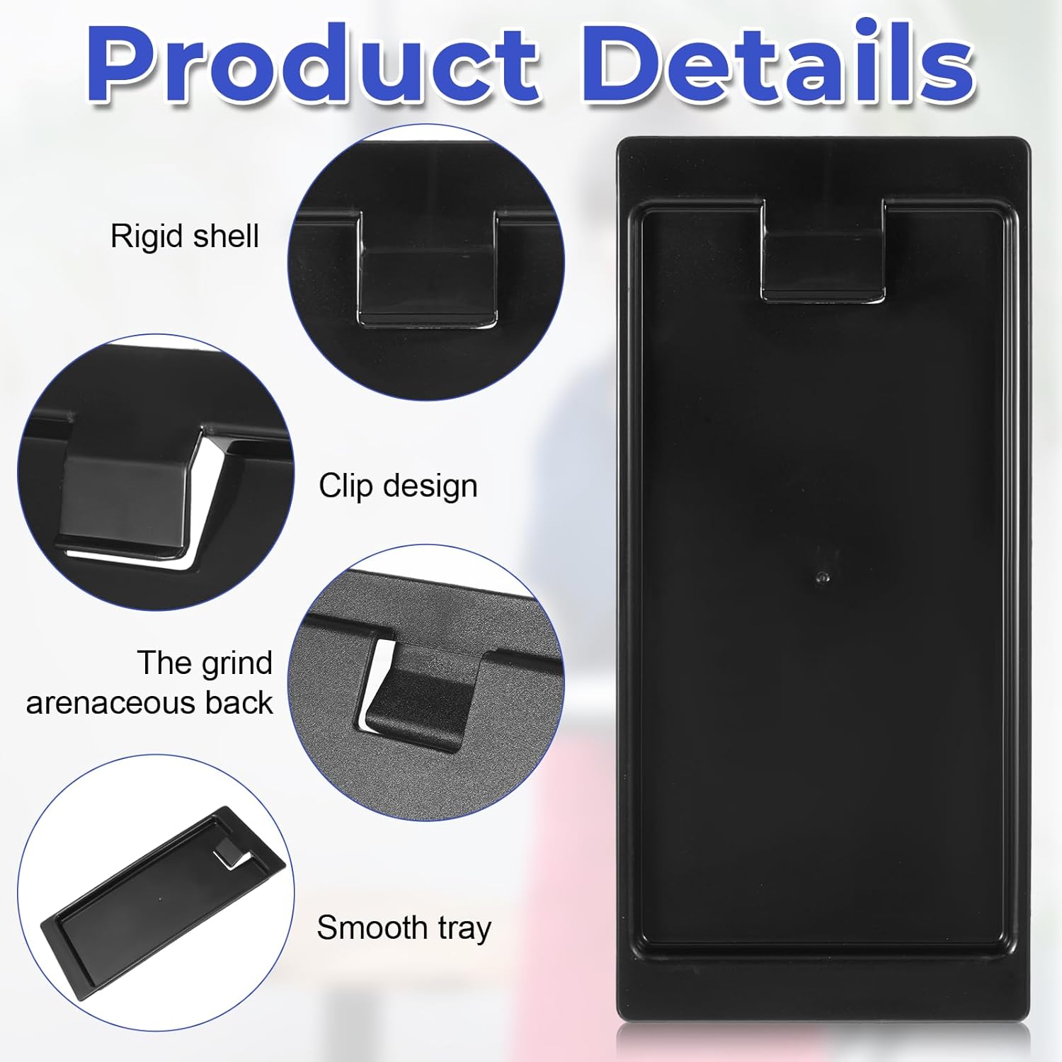 32 Pcs Black Check Holders, Check Presenters for Restaurants Receipt Holder Waitress Tip Tray for Receipts Cash Credit Cards Restaurants Cafes Bars Hotels and Dining