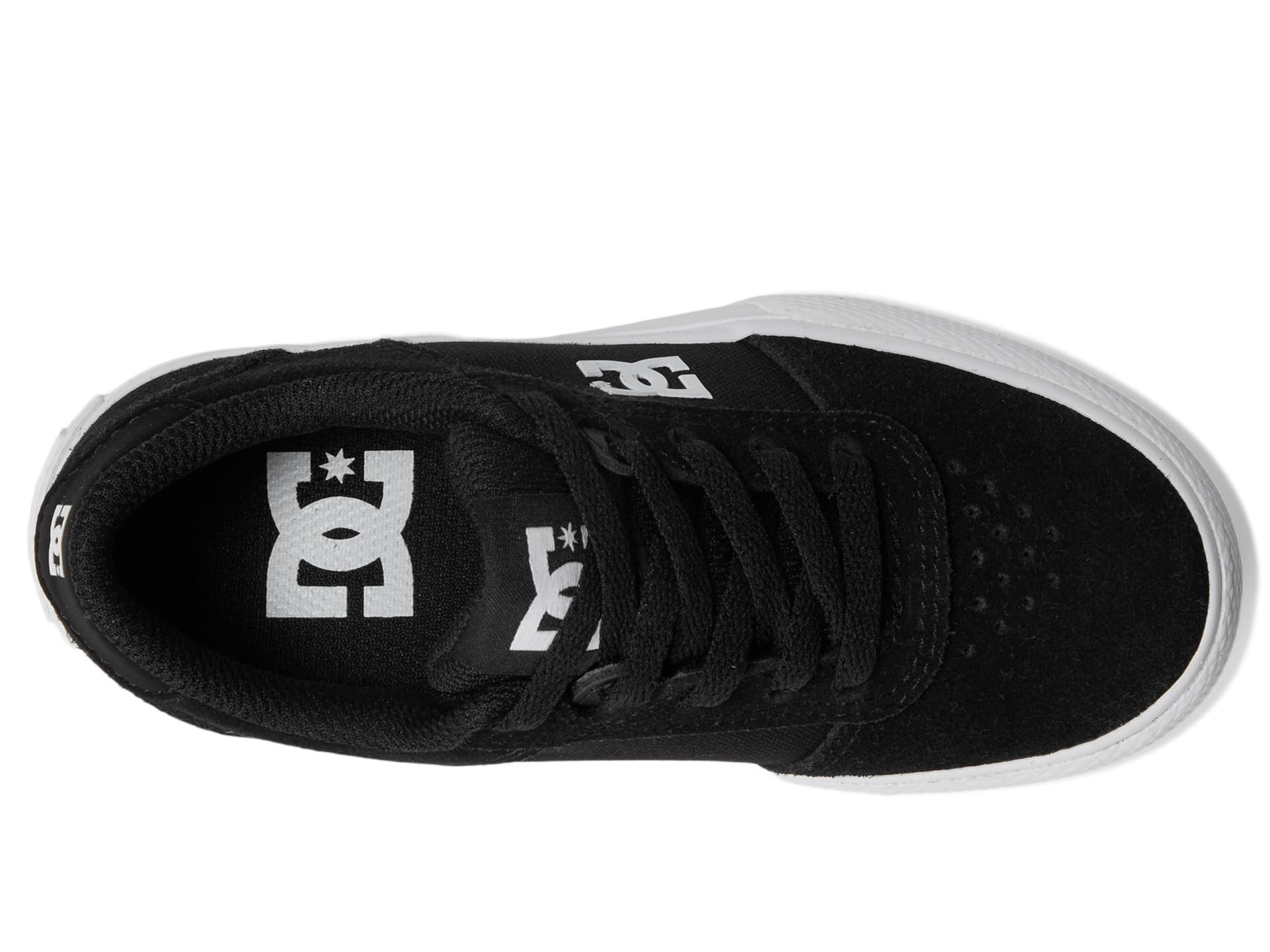 DC Boy's TEKNIC Skate Shoe, Black, 1.5 Little Kid