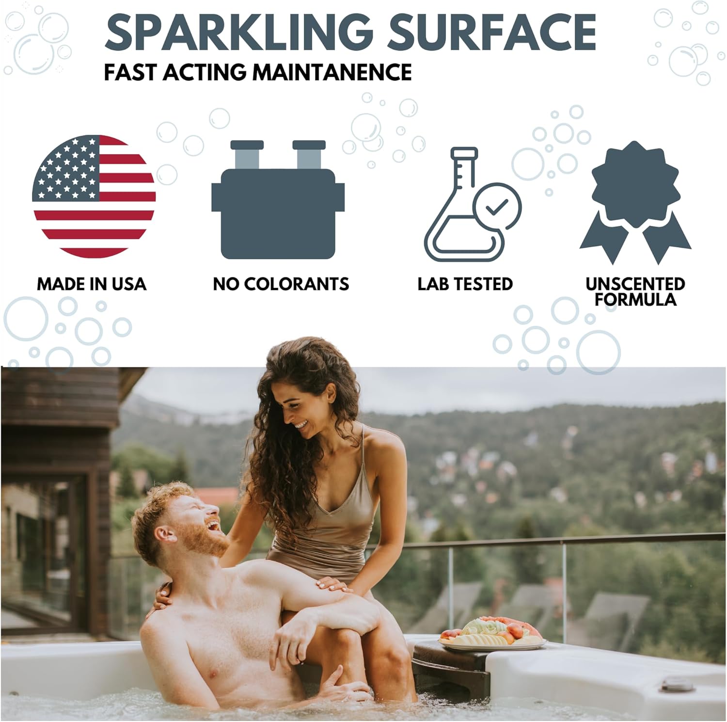 Ahh-Some Hot Tub & Spa Polish, Sealant & Protector for Acrylic & Vinyl Surfaces of Spas & Hot Tub, Prevents Hot Tub Surface Fading & Oxidation from Harsh Chemicals & Sun Rays