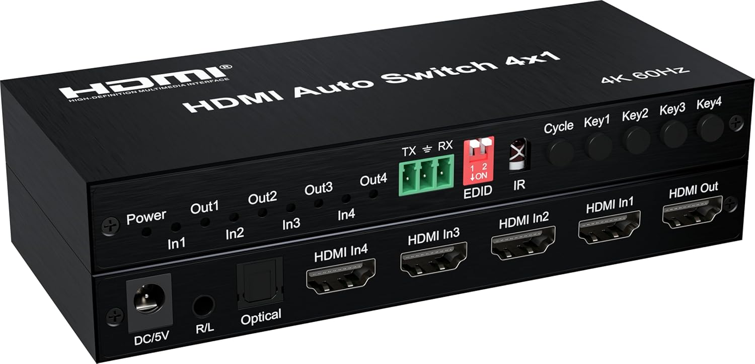 HDMI Auto Switch 4x1(4K@60Hz)