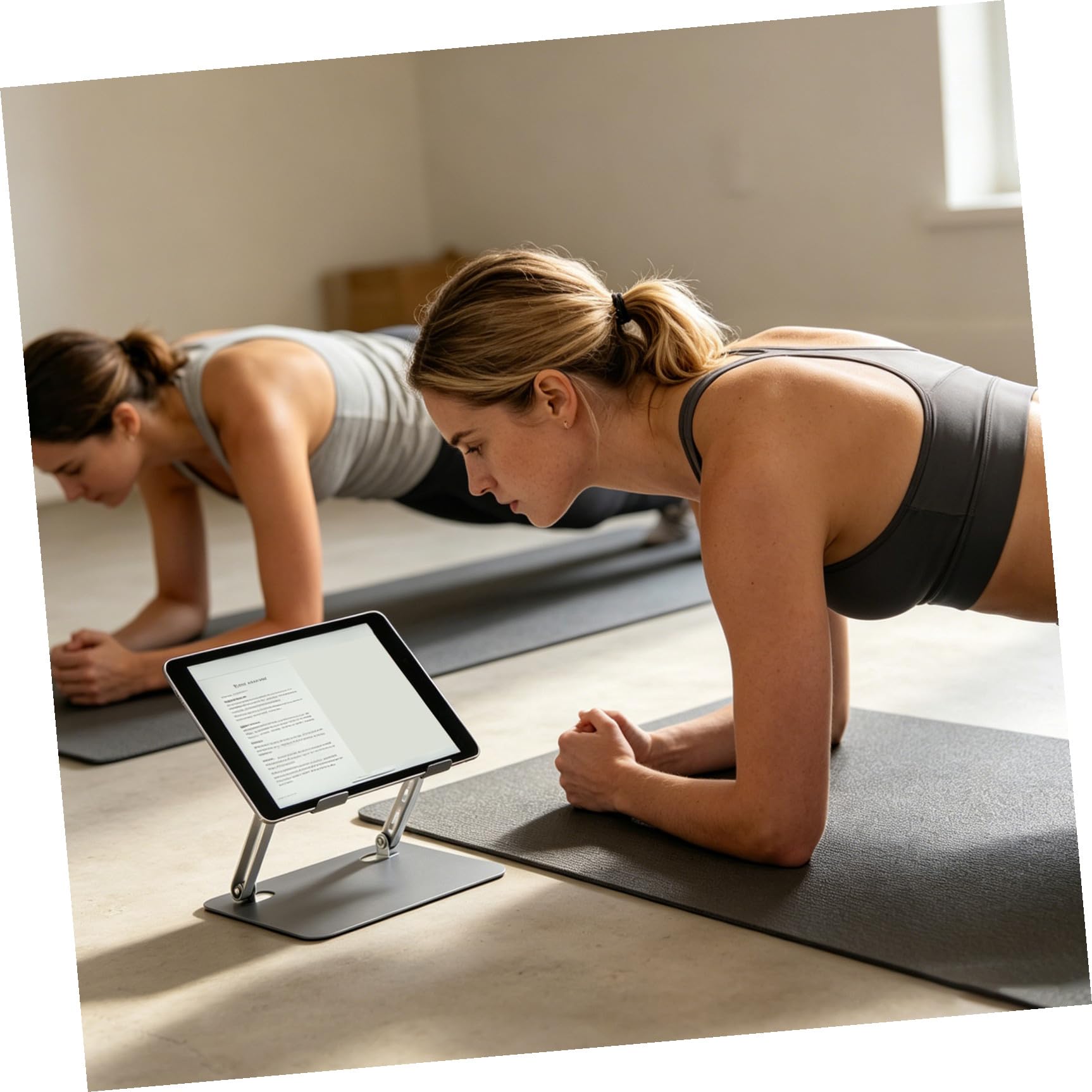 Tofficu Soporte Ergonómico para Portátil Plegable con Ventilador RGB de Refrigeración, Base Elevadora de Escritorio en Acero al Carbono, Compatible con Laptops y Tabletas para Gaming