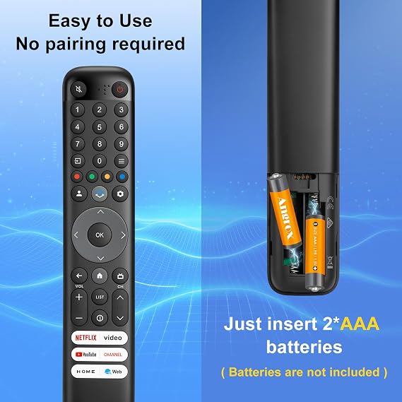 for TCL-Remote-Control, Universal Replacement for TCL Smart TV(No voice function)