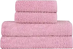 Buddemeyer Jogo de Toalhas Dalia Extra Soft Banho Rosa 4 peças