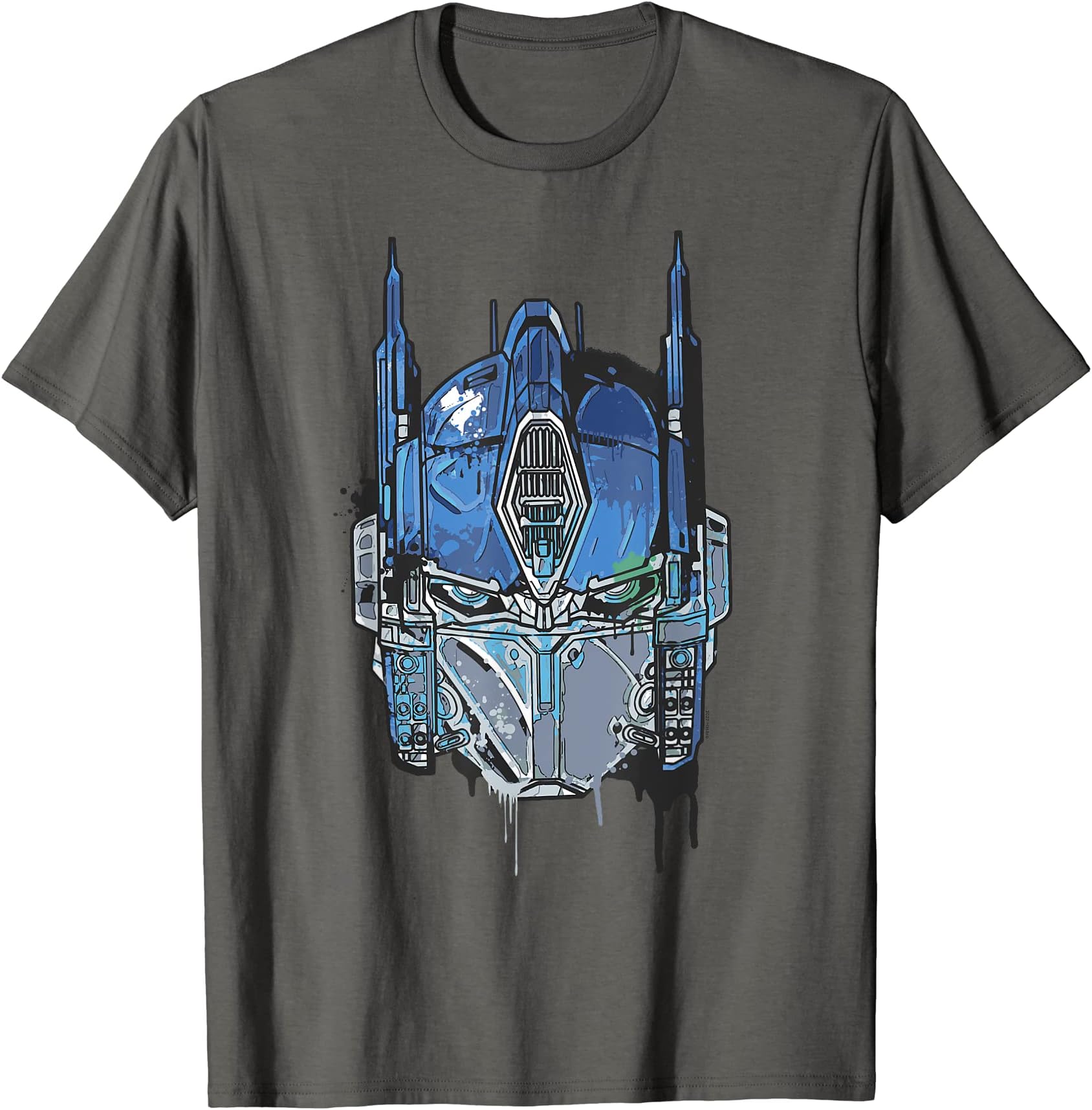 TransformersRise of the Beasts Optimus Face Graffiti Shot T-ShirtOEKO-TEX STANDARD 100