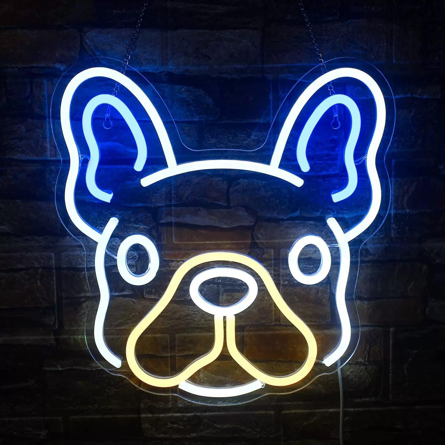 HULUBO Neon Night Lights with Dimmable Switch Wall Decor