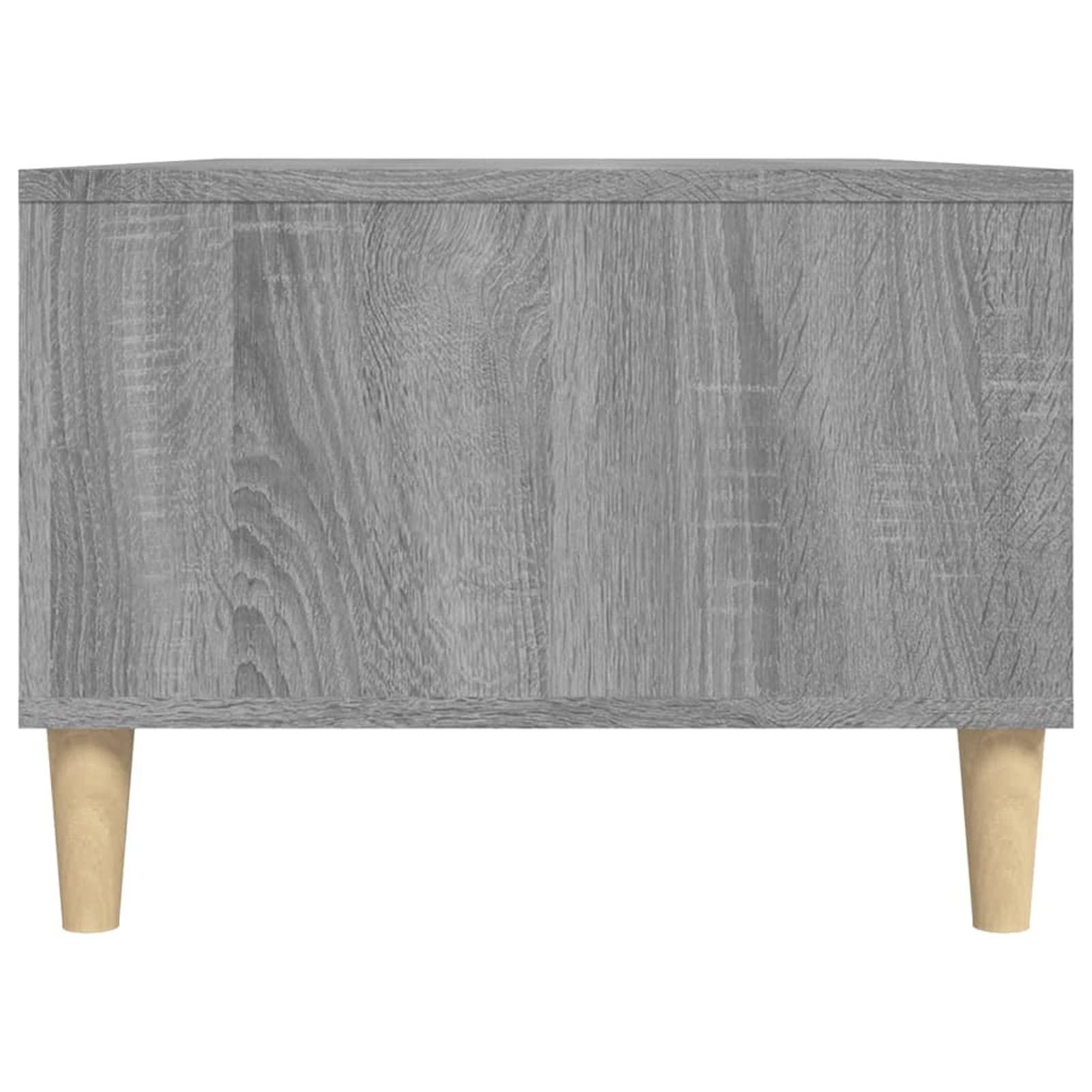Homgoday Table basse grise Sonoma 90 x 50 x 36,5 cm, table d'appoint en bois d'ingénierie, table d'appoint pour salon, salle de réception d'invités, chambre à coucher et mobilier de bureau