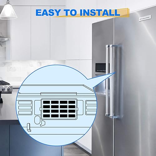 Miniatura 5 de GOLDEN ICEPURE W10311524 Reemplazo del filtro de aire para refrigerador Whirlpool W10335147, W103151, W10335147A, W10315189, 1876318, 2319303,