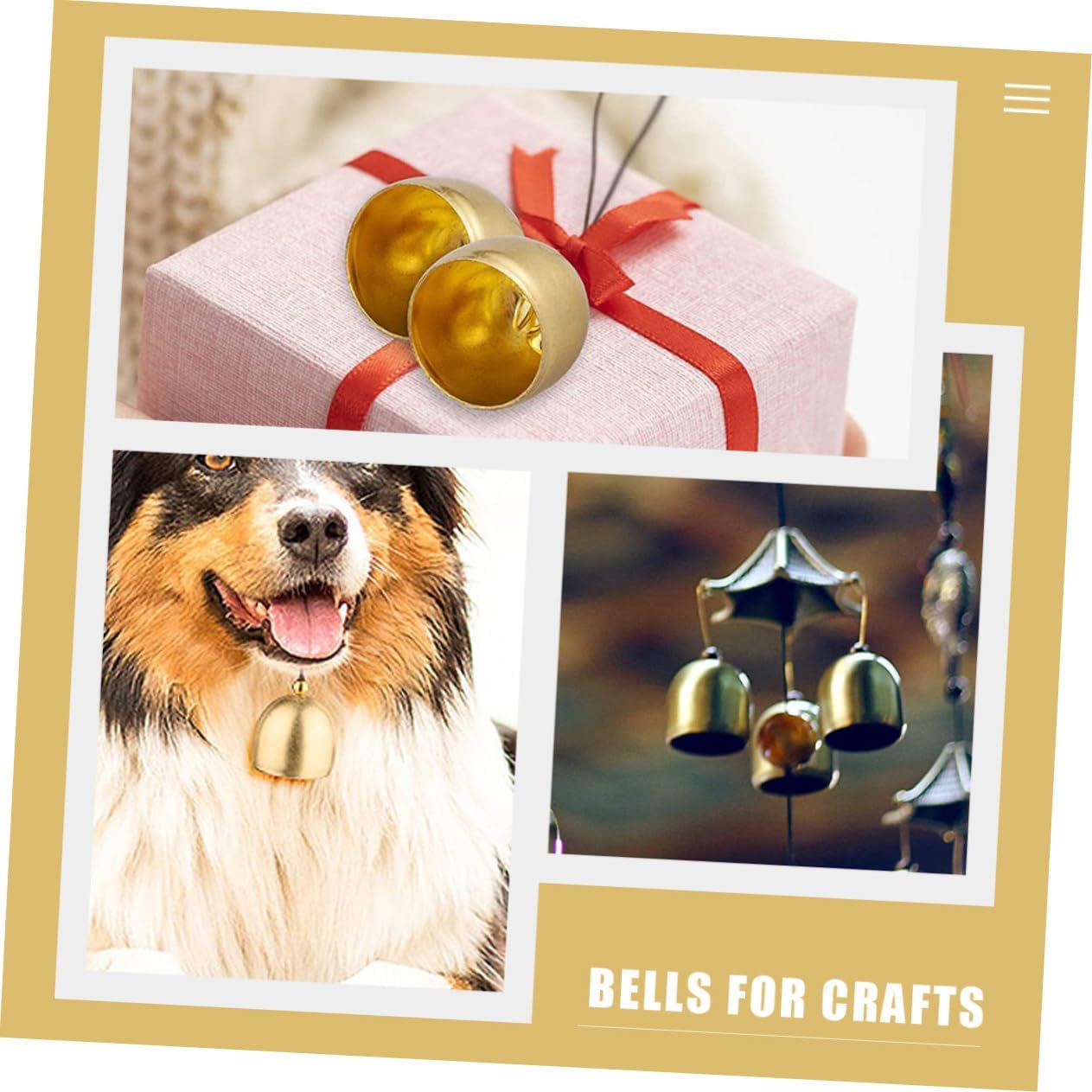 Bell,wall hanging decoration 40 Pcs The Bell Diy Craft Bells Bell Charms Decor Christmas Ornaments Abrazaderas De Metal Bronze Christmas Wreath Bell Crafting Bells Vintage Metal Bell Antique Pendant