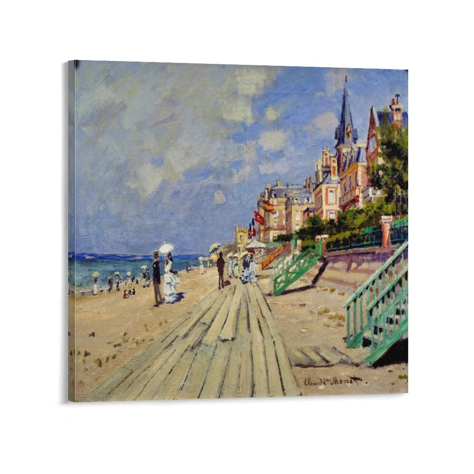 クロード・モネ、Claude Monet、トルーヴィルの海岸