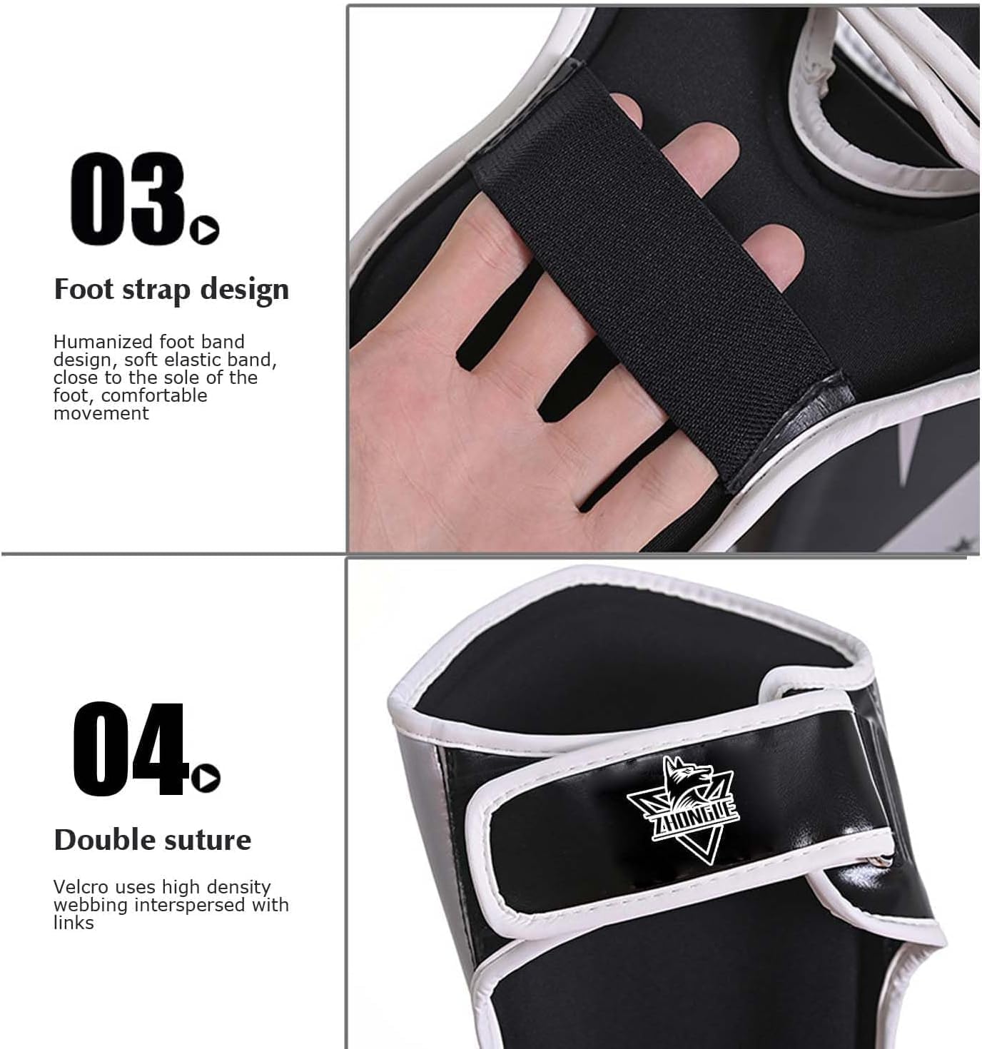 MMA Martial Arts Ochraniacze goleni Kickboxing Muay Thai, MMA Martial Arts Shin Guards Kickboxing Muay Thai, Standup Shinguards,