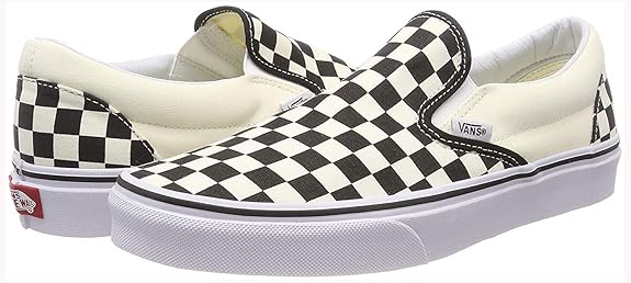 vans checkerboard slip on amazon