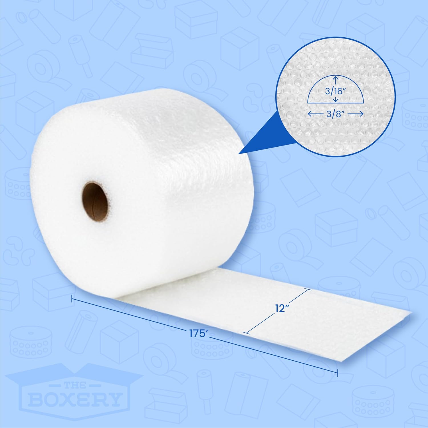 1 Roll Of 12-Inch-by-175-Feet Bubble Roll by The Boxery