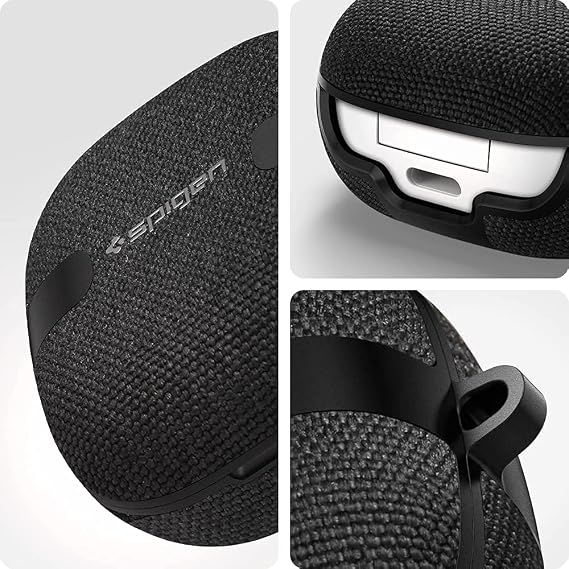 Spigen Urban Fit Case for Samsung Galaxy Buds 2 Pro, 2, FE, Live - Black